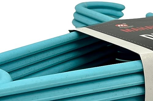 Mahaware Sturdy Polypropylene Hanger, Pack of 6, Mint Granite Green l Cloth Hanger l Dress Hangers l Hanger for Clothes Hanging